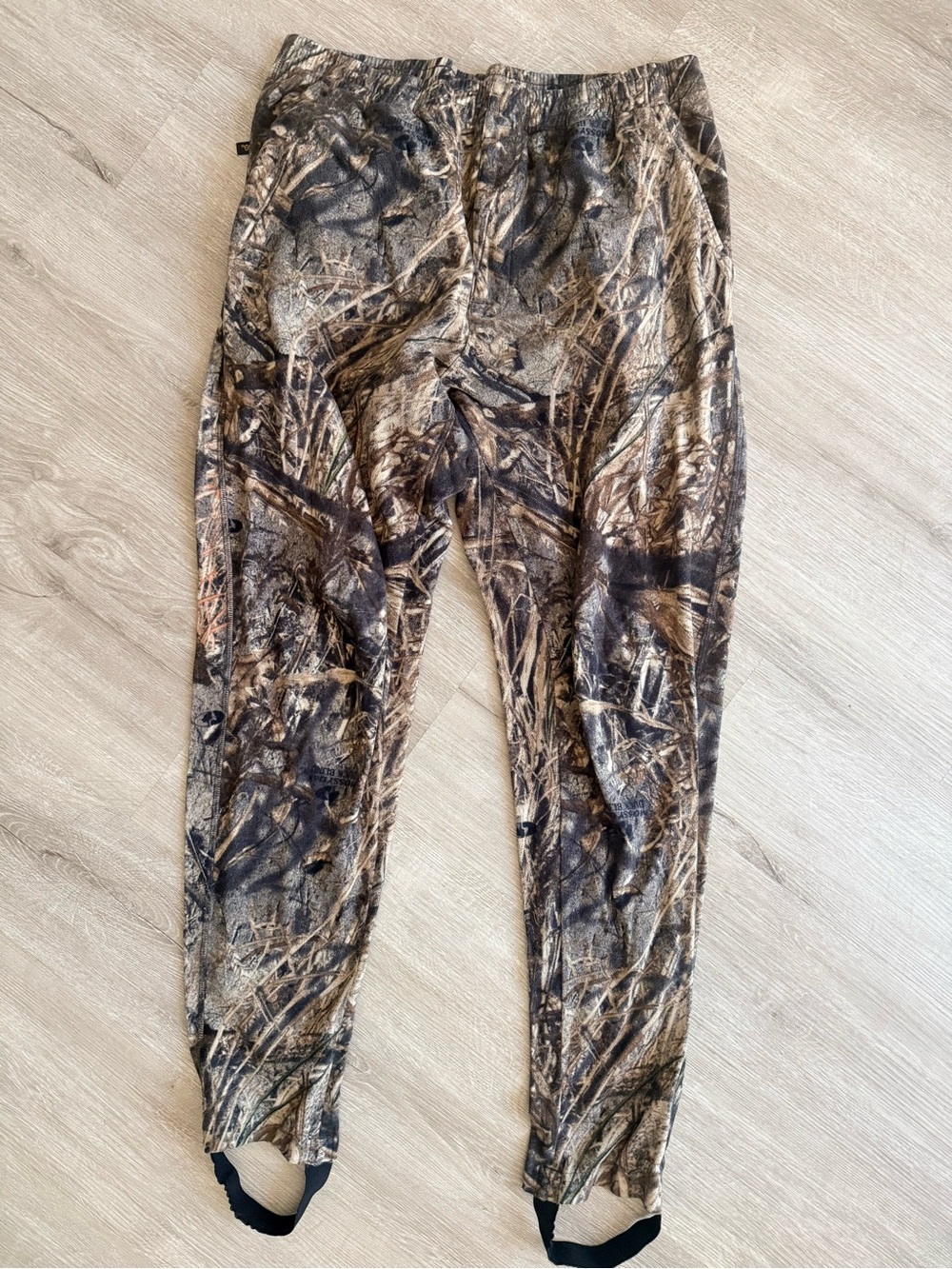 Men’s medium browning Camo Stirrup Leggings wader pants - Realtree-Style Print